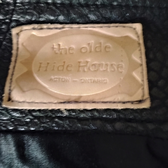 Vintage Unisex Leather Jacket - Picture 2 of 2